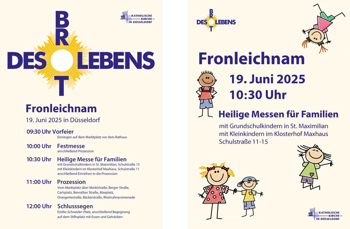 Plakate Fronleichnam
